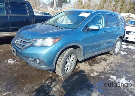 2013 Honda Cr-V Ex-L from USA, damaged, VIN 5J6RM4H72DL080193